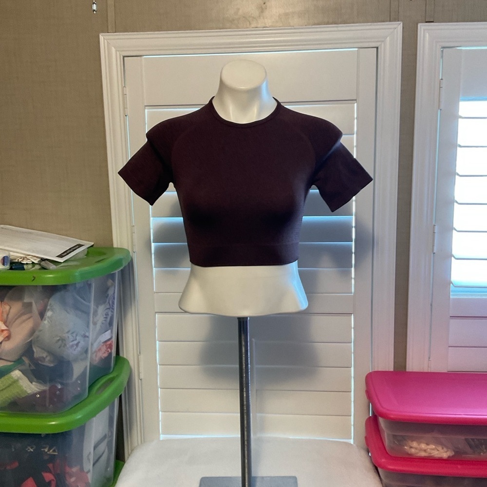 Elegant Maroon Crop Top for Women